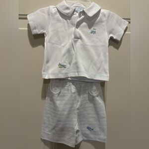 Kissy Kissy vehicles short set 0-3m